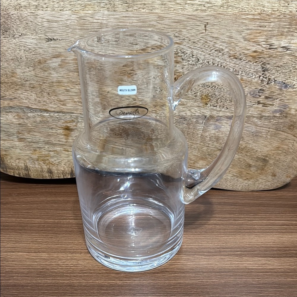 Clear Glass Pitcher